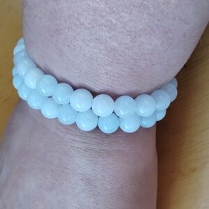 Aquamarine Gemstone Bracelets, Handcrafted
